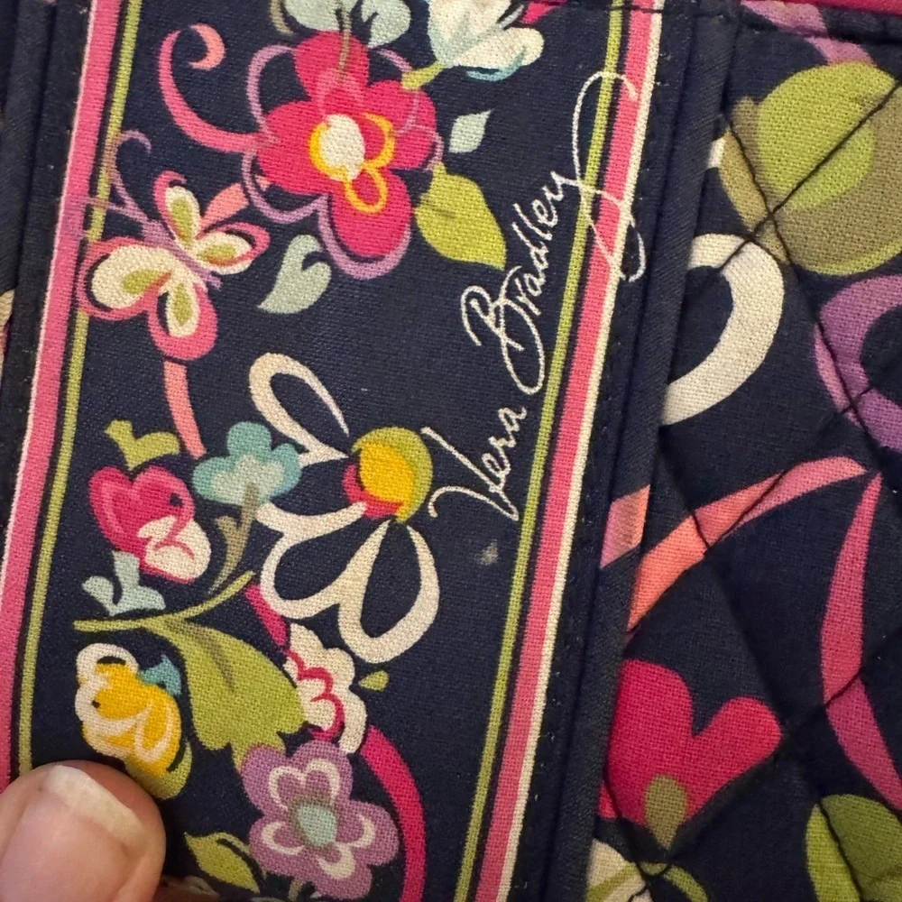 VERA BRADLEY Retired Ribbons Accordion Wallet - Picture 5 of 11